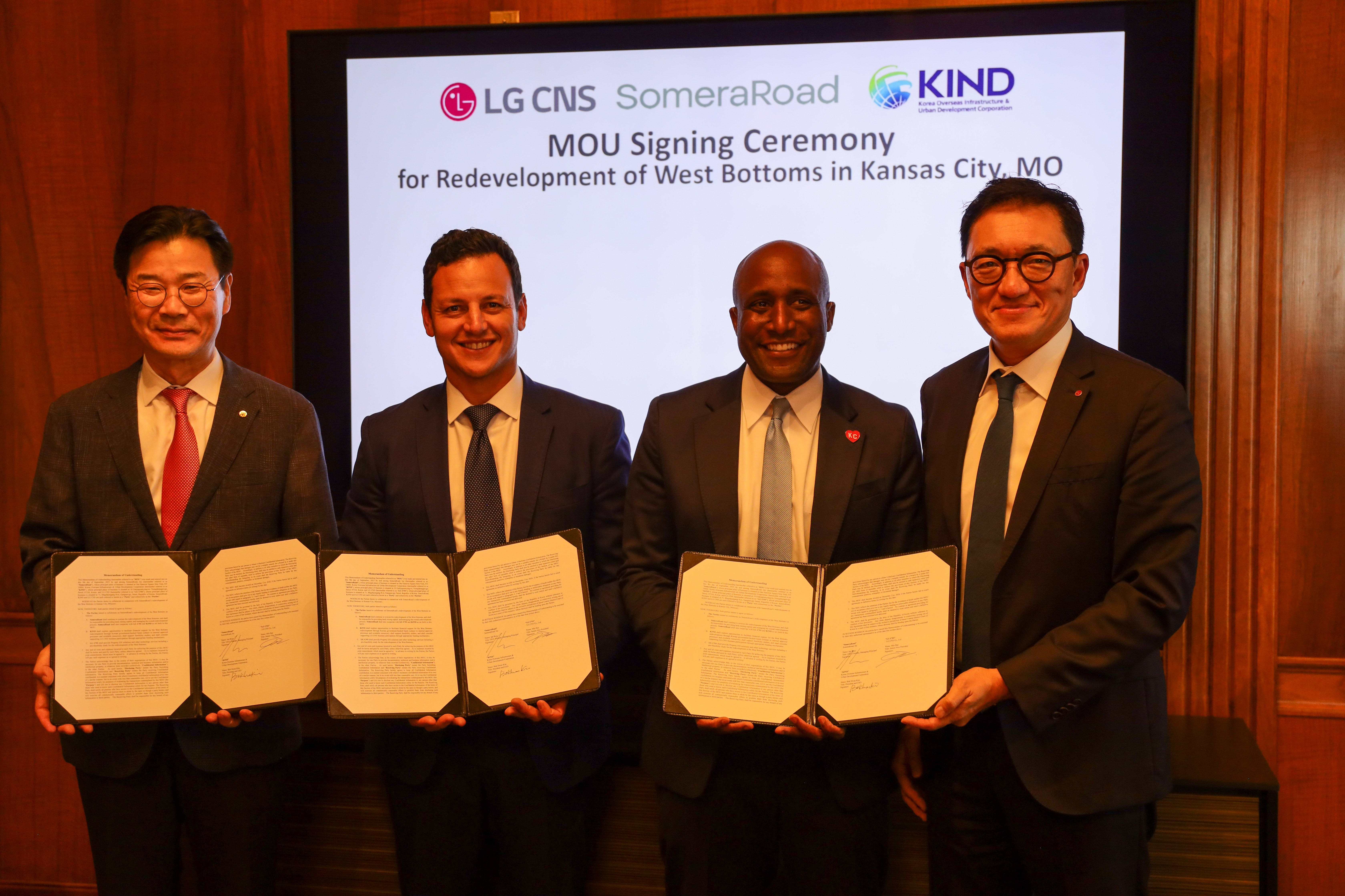 KIND-SomeraRoad-LG CNS MOU 체결식