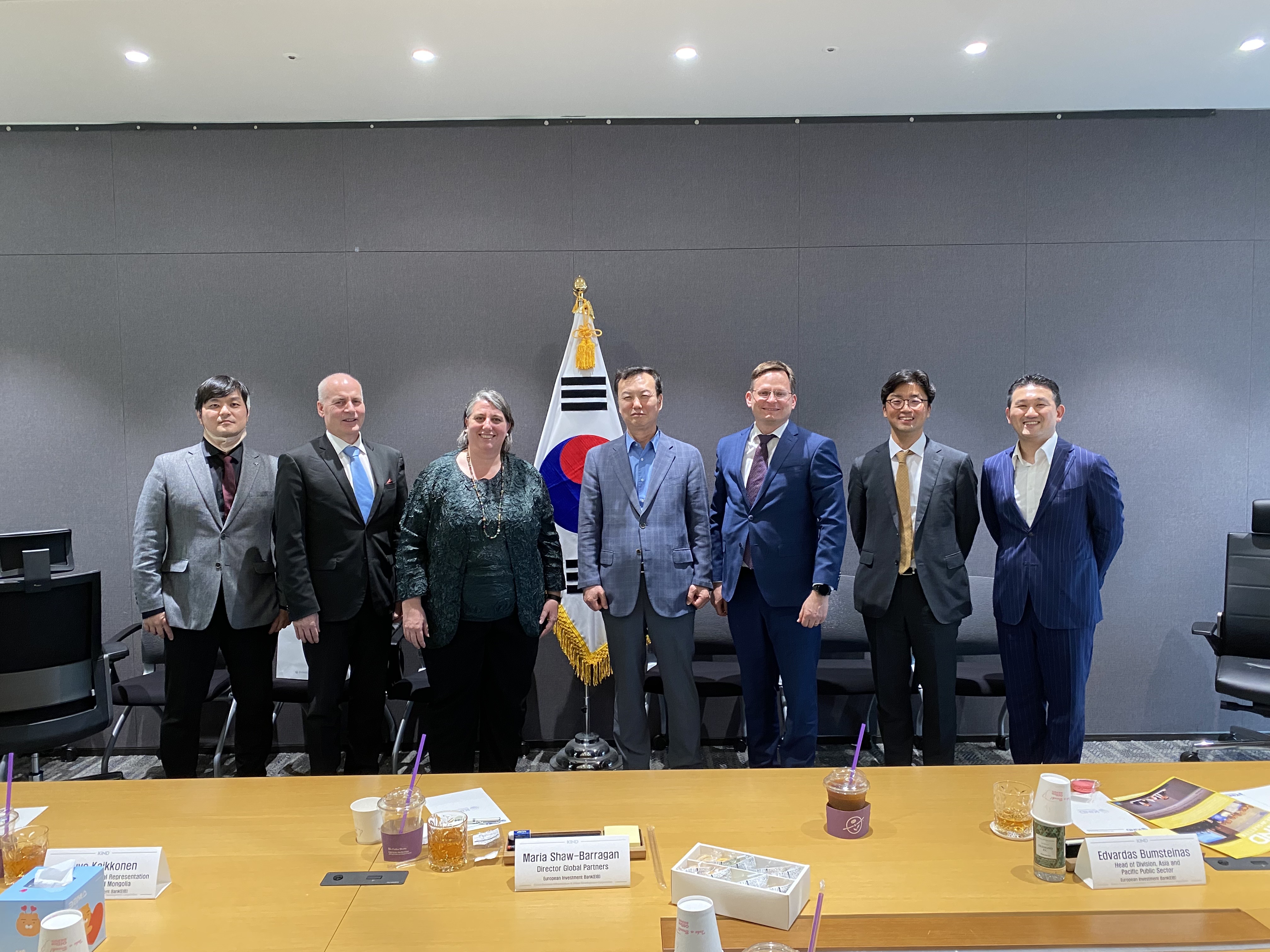 EIB(유럽투자은행) 출장단 면담