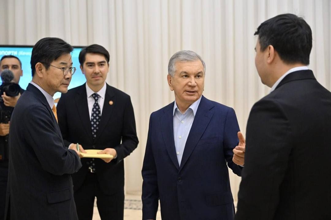 Meeting with the President of Uzbekistan