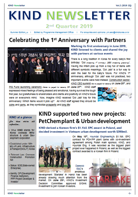 KIND Quarterly Newsletter Vol.2-2Q 2019