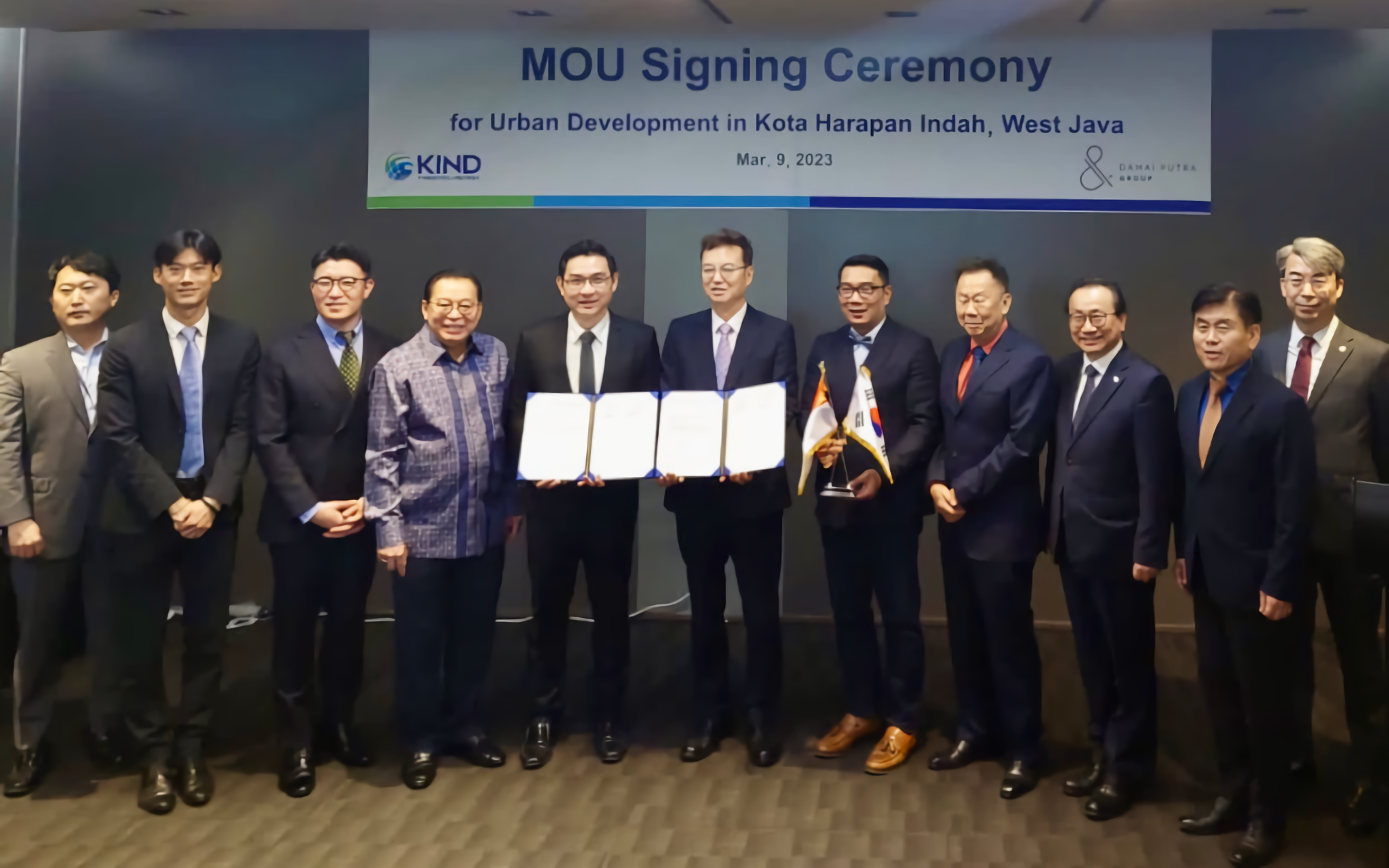 MOU Signing for Urban Development Project in West Java, Indonesia
