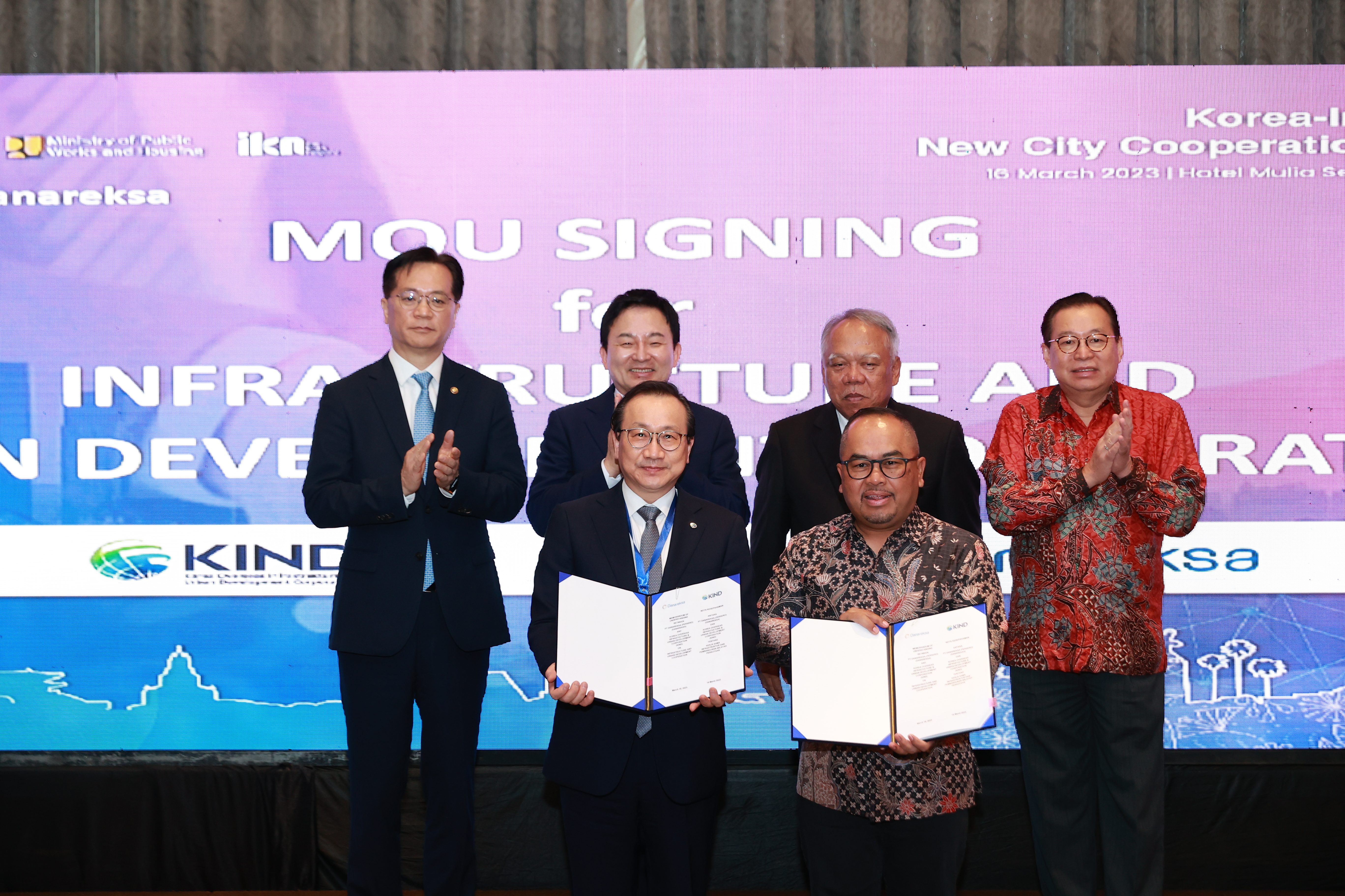 KIND signed an MOU with PT Danareksa, Indonesia