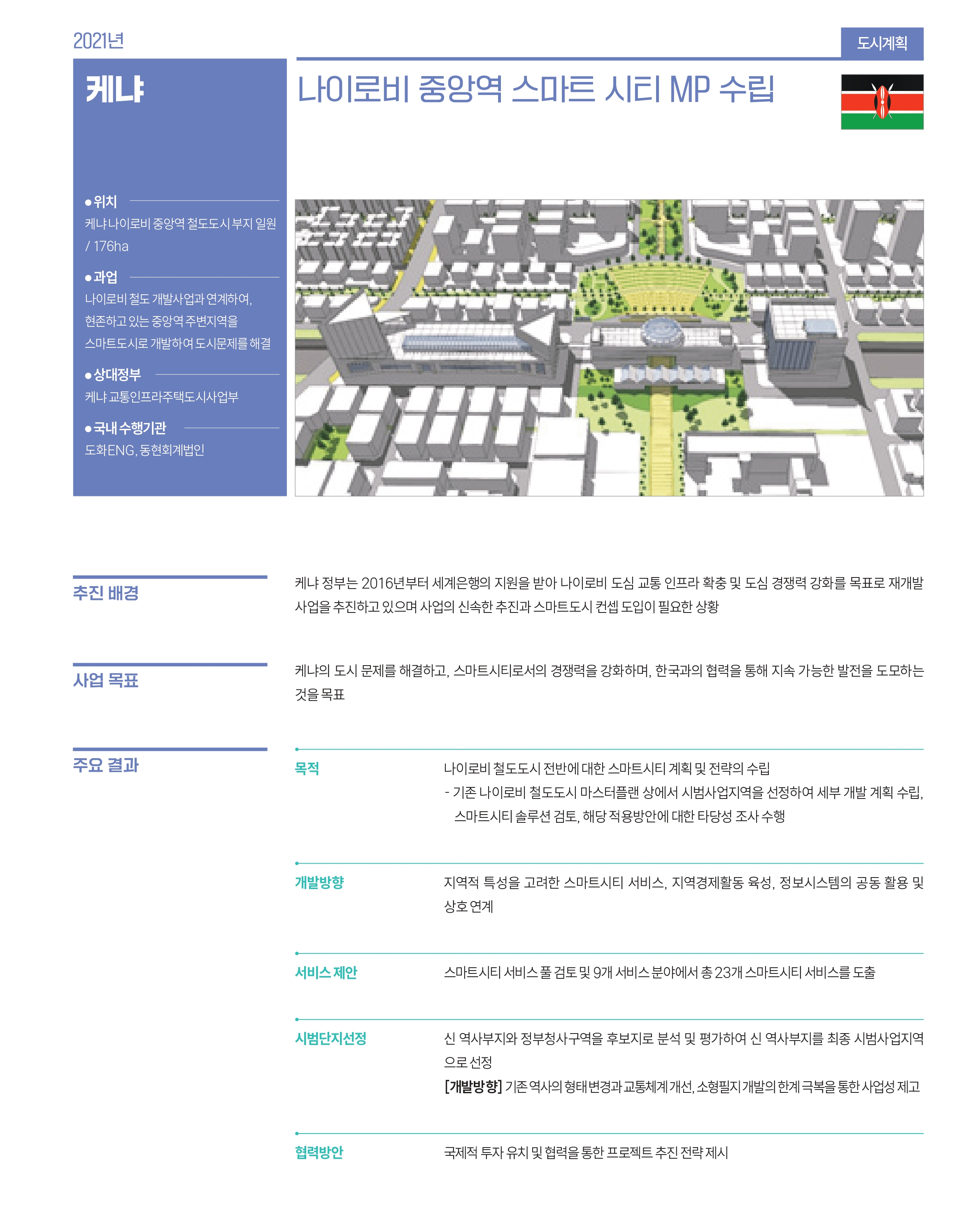 케냐 관련 사업 내용