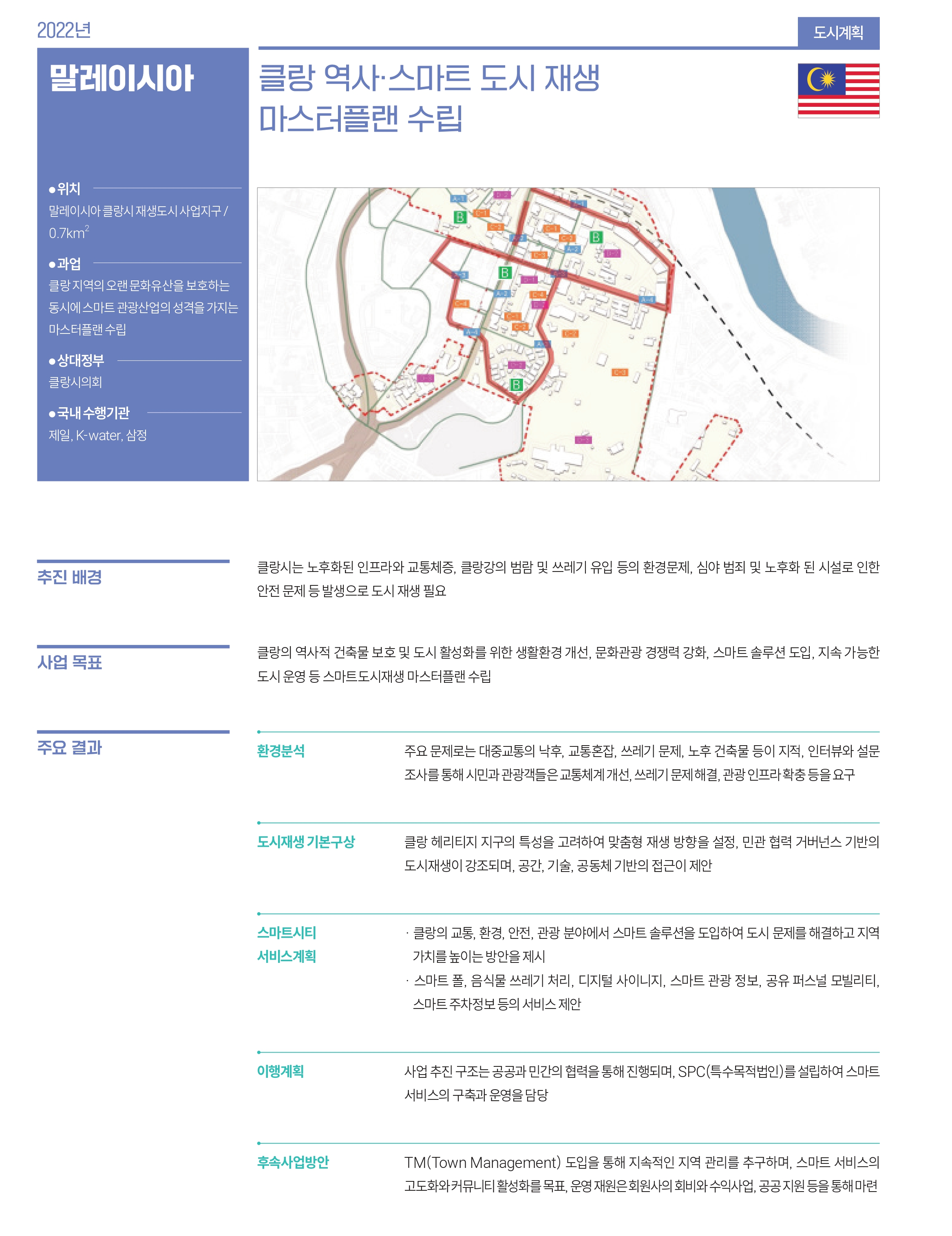 말레이시아 관련 사업 내용